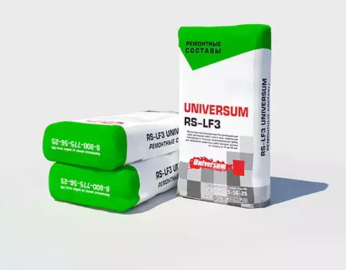 RS-L3 W UNIVERSUM Быстротвердеющая безусадочная сухая растворная смесь литого типа RS-L3 W UNIVERSUM Быстротвердеющая безусадочная сухая растворная смесь литого типа